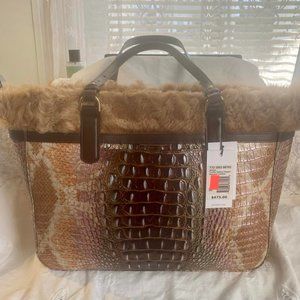 Brahmin Ashlee truffle python chalet – NWT